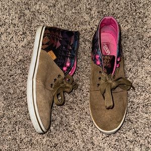 Vans ankle high Aztecs shoes